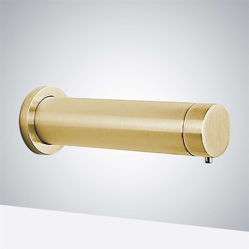 Wall Mount Commercial Automatic Soap Dispenser In Brushed Gold